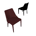 Modern Leather Single Chair Design Red And Black Upholstered Seats For Living Room