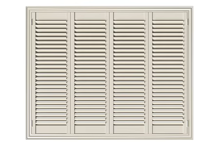 Modern blinds Four-leaf trackless folding blinds 3d model