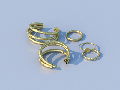 Ring Diamond Ring Women's Ring 3d model