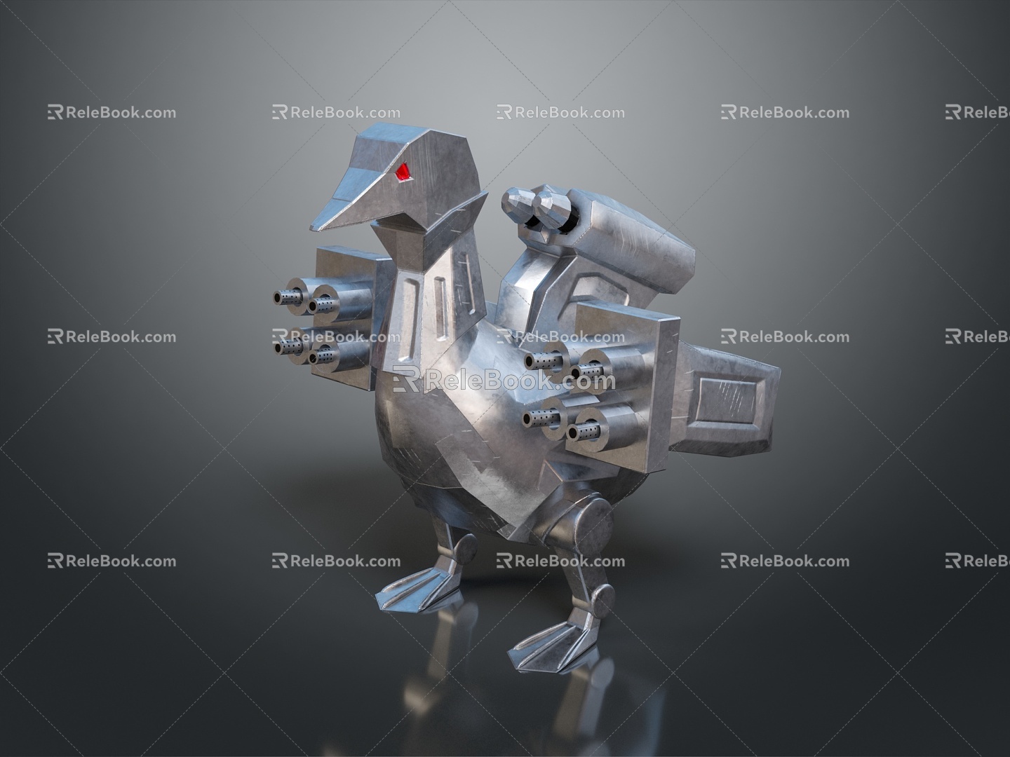 machine bird machine eagle mechanical bird mechanical animal machine animal 3d model