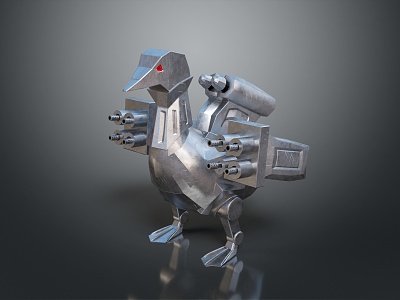 machine bird machine eagle mechanical bird mechanical animal machine animal 3d model