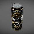 Black And Gold Shaplikа 62 Direct Beer Can With First Release Label Design
