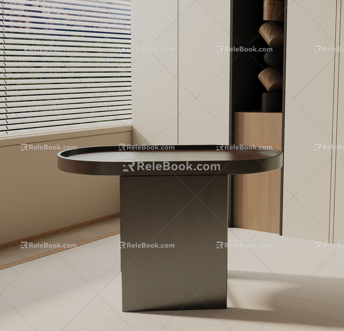 Modern Bedside Cabinet 3d model