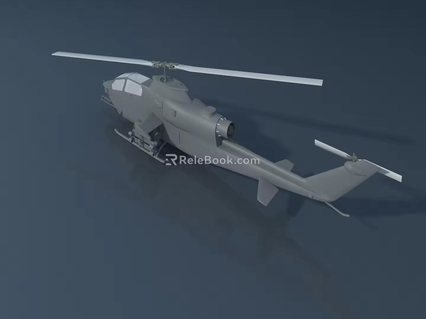 modern rail maglev train 3d model