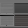 Different Colored Roller Blinds Featuring White Gray Brown Textured Window Designs