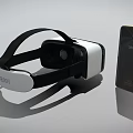 Modern Smartphone And VR Headset Digital Devices With Display And Design 3d model