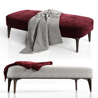 Modern sofa stool 3d model