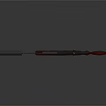 High Precision Sniper Rifle With Wooden Stock Scope And Suppressor