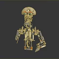 Robot Assistant Small Robot Butler Robot Butler Figure Game Figure 3d model
