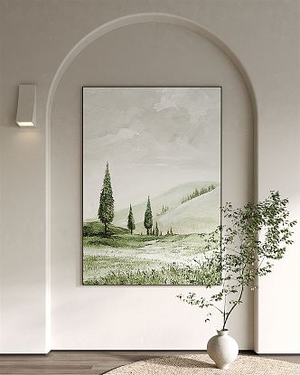 modern decorative painting 3d model