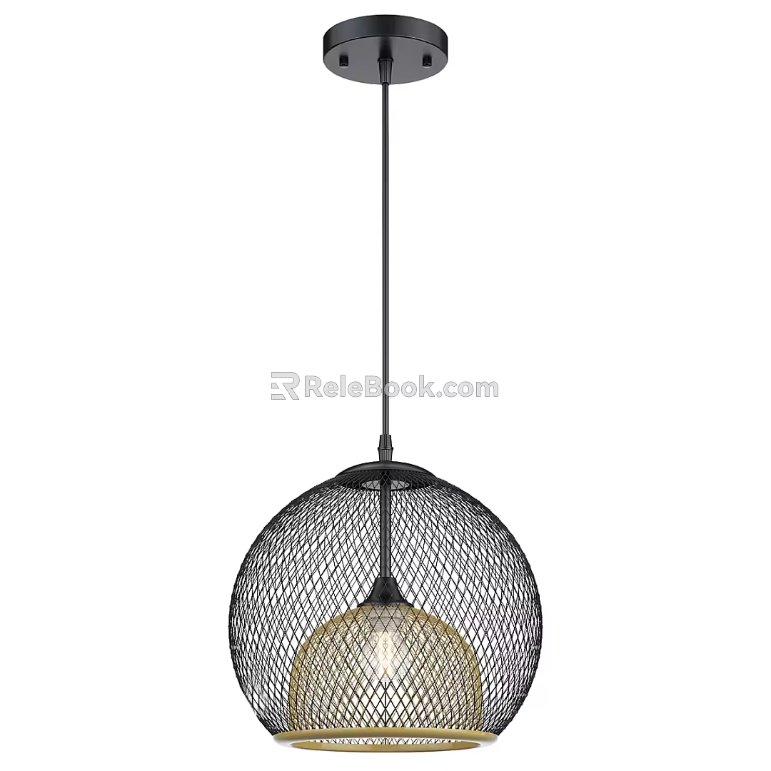 Nordic Simple Chandelier 3d model