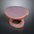 Reddish Brown Decorative Object With Round Top And Ring Shaped Base 3d model