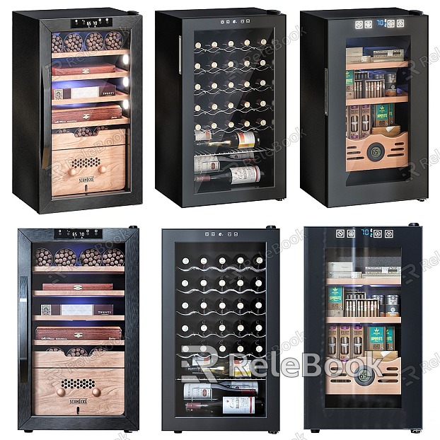 Modern Wine Cabinet Cigar Cabinet Refrigerator Constant Temperature Cabinet Decorative Decoration model