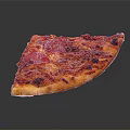 Tasty Pepperoni Pizza Slice with Tomato Sauce Melted Cheese and Crispy Crust