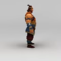 Genesis West Anime Game Character Man 3d model