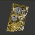 temples halls temples multi-storey ancient buildings chinese ancient buildings chinese ancient buildings 3d model