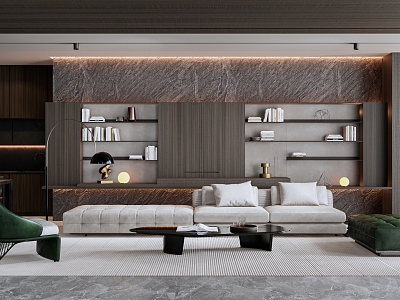 modern living room model