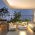 Modern Home Gym With Treadmill Elliptical Machine Mirror Walls White Curtains And Wooden Floors