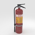 Fire extinguisher 3d model