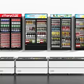 Appliances Refrigerator Freezer Combination 3d model