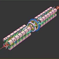 Advanced Aerospace Mechanical Structure with Cubic Modules and Central Ring Component for Space Exploration Missions