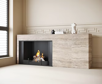 Fireplace 3d model