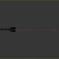 Traditional Decorative Sword Featuring Textured Steel Blade And Ornate Hilt Accents