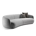 Multiplayer Sofa Pillow Minimalist Fabric 3d model