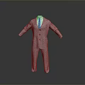 Men's Gray Herringbone Suit Set With White Shirt And Colorful Tie