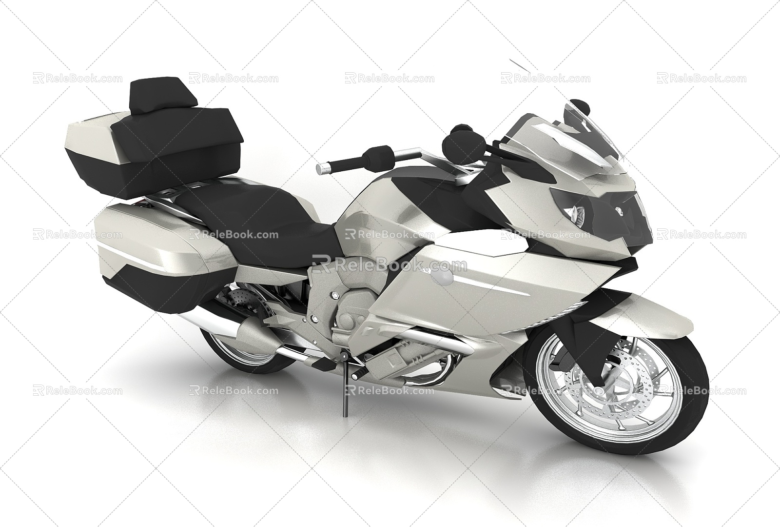 Modern Motorcycle 3d model