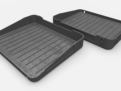 Industrial Equipment Heavy Duty Pallets With Striped Surface And Durable Design 3d model
