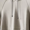 Light Gray Casual Clothes Set with Hoodie T Shirt and Pants