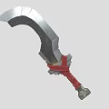 Weapon Shoulder Sword Sword Game Equipment 3d model