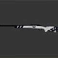 Modern White And Blue Rifle With WZ Logo And Long Barrel Design