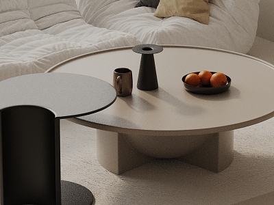 Modern coffee table model