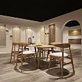 Stone Flooring Showroom With Wall Mounted Samples White Display Stands And Gray Flooring