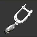 Silver Metal Household Supplies Decorative Hooks With Smiley Face Yin Yang Symbol Pendant