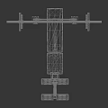 Fitness Weight Bench Equipment With Barbell And Weight Plates For Strength Training