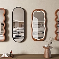 mirror full-length mirror makeup mirror floor mirror full-length mirror bathroom mirror 3d model