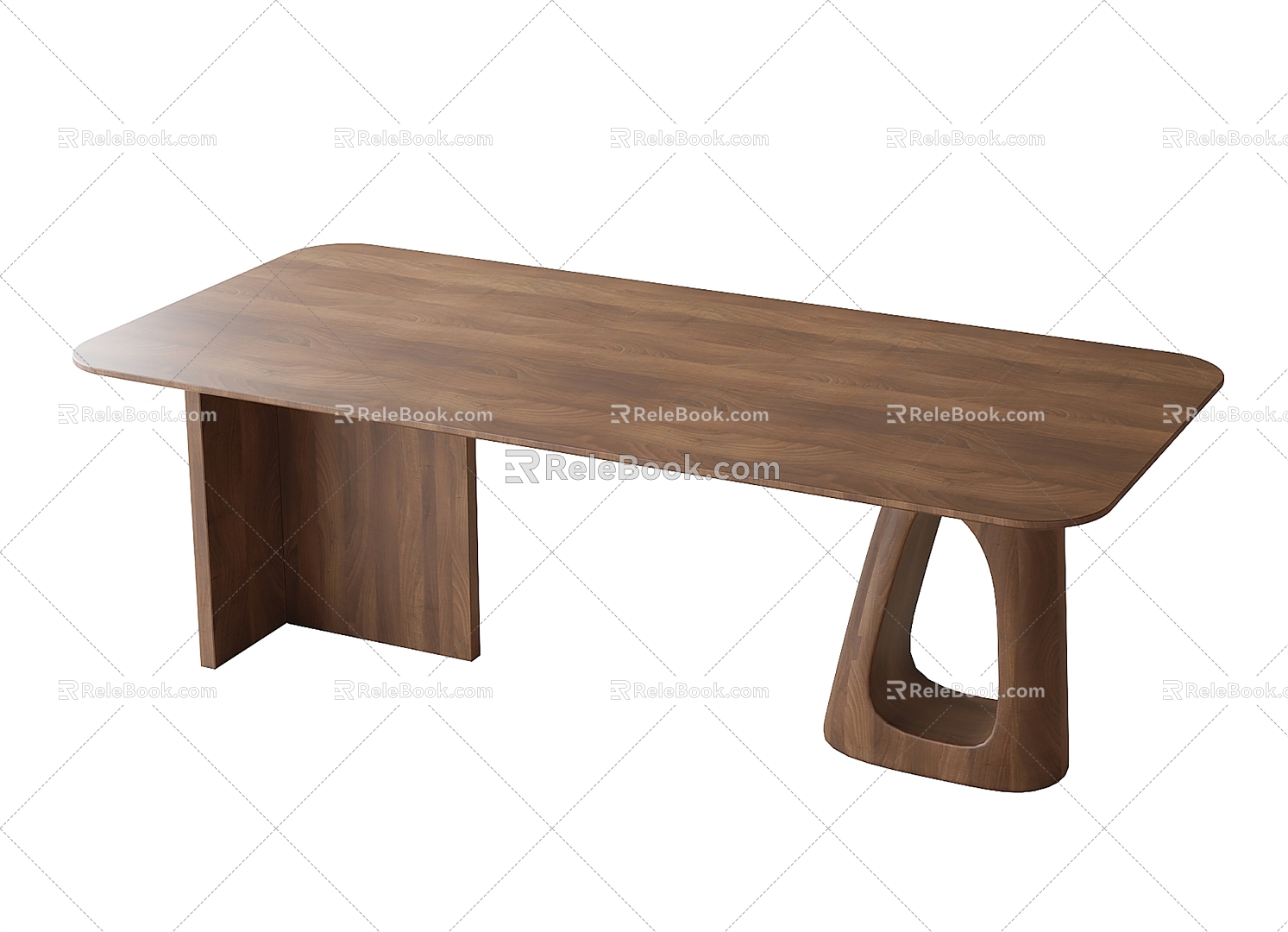 Modern Dining Table Desk Tea Table 3d model