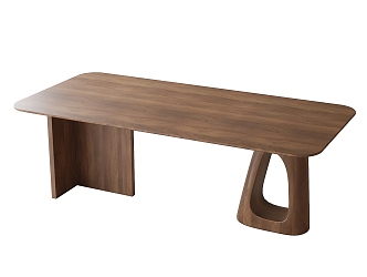 Modern Dining Table Desk Tea Table 3d model