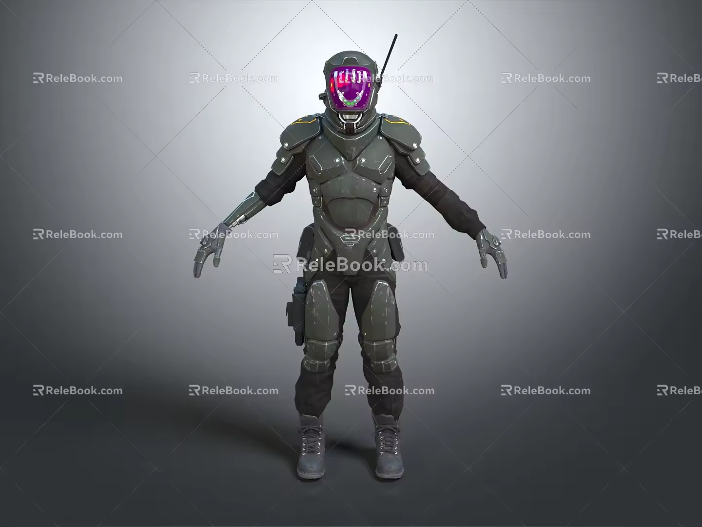 Sci-Fi Armor Alien Armor Sci-Fi Armor High-Tech Armor Futuristic Armor Alien Warrior Armor 3d model