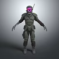 Sci-Fi Armor Alien Armor Sci-Fi Armor High-Tech Armor Futuristic Armor Alien Warrior Armor 3d model