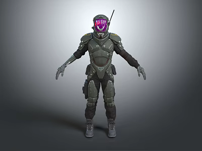 Sci-Fi Armor Alien Armor Sci-Fi Armor High-Tech Armor Futuristic Armor Alien Warrior Armor 3d model