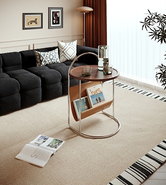 -Quiet Wind Antique Side Sofa Carpet Ornaments Combination Art Hanging Painting 3d model