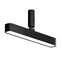 High Quality Black LED Downlight Spotlight With Long Strip Shape And Modern Design 3d model