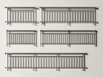 Stainless Steel Railing Designs With Different Styles For Indoor And Outdoor Use 3d model