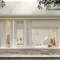 OUI&CIARA Clothing Store Front Design with Mannequins Hanging Clothes and Shoes