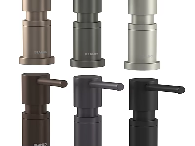 BLANCO Modern Kitchen Faucets In Different Colors With Sleek Design And Finish 3d model