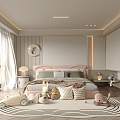 Modern Children's Room Girls Children's Room 3d model